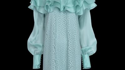 Dubai designer Marina Qureshi offers a capsule of eight dresses in sugary tones