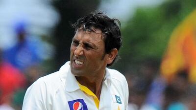 Younis Khan is among the veterans left ouf of the Pakistan squad touring the UAE in October as the team begins a youth movement in preparation for the 2015 World Cup in Australia-New Zealand. Ishara S Kodikara / AFP