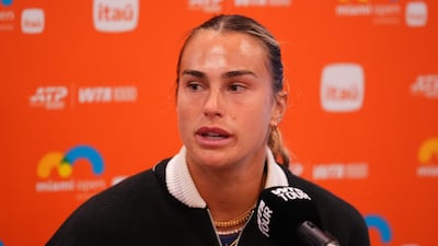 Aryna Sabalenka spoke about her decision to withdraw from the Dubai Tennis Championships ahead of her first match in Miami. Getty Images