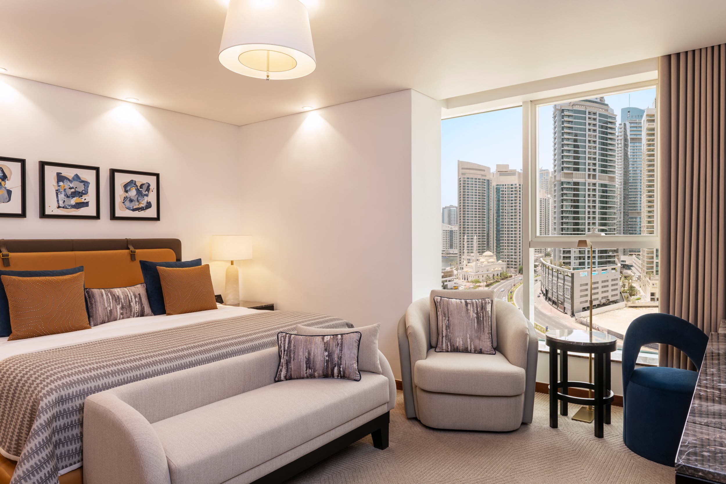 Inside a Deluxe Guest Room. Photo: Marriott International