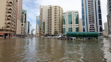 Sharjah was particularly badly hit by flooding after last week's storm. Chris Whiteoak / The National