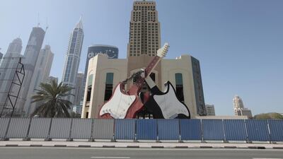 Hard Rock Cafe was a popular landmark in Dubai that was demolished in 2013. Jeffrey E Biteng / The National