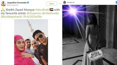 From visiting weddings to fashion parties and trips to the beautiful Sheikh Zayed Grand Mosque: here's what the Race 3 stars have been up to in Abu Dhabi this week so far. Instagram & Twitter