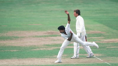 1. Kapil Dev (India): Period: 1981-1992; Tests: 11; Innings: 21; Wickets: 51; Average: 24.58; Strike-rate: 61.5; 5 wickets in an innings: 5; 10 wickets in a match: 0; Best bowling in an innings: 9-106; Best bowling in a match: 8-109. Adrian Murrell / Getty Images