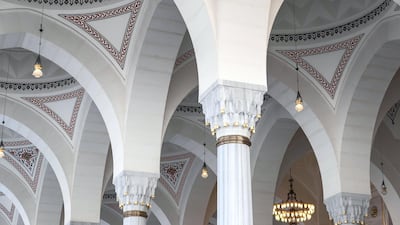 Outside, the building has domes, minarets and columns designed to reflect a unique Islamic architectural style.