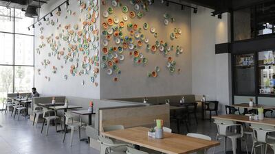 Eye catching artworks at their restaurant. Jeffrey E Biteng / The National