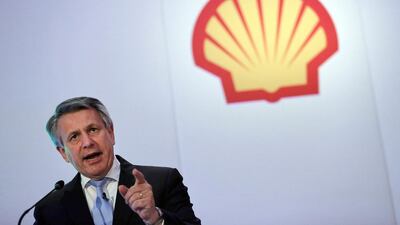 The Shell chief executive Ben van Beurden. Shell on Tuesday increased by US1 billion the amount it expects to make in cost savings from its mega takeover of smaller British rival BG Group. Adrian Dennis/AFP