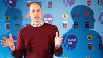 Prince William will join football clubs on a boycott of social media this weekend. Getty Images