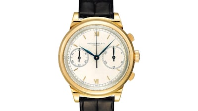 A Patek Philippe manufactured in 1937, at Christie's.