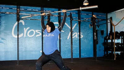 A member trains at CrossFit Yas in Abu Dhabi. Ravindranath K / The National