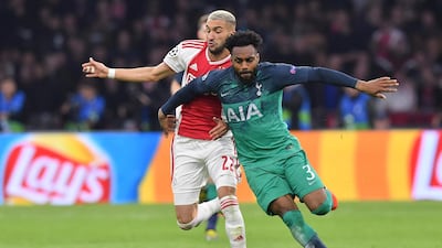 Danny Rose: 7/10: Had a running battle with Ajax midfielder Hakim Ziyech. Offered a constant overlap down Spurs' left and his determination drove those around him. AFP
