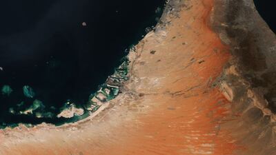 The photograph was taken during the International Astronautical Congress held in Dubai. ESA EarthObservation/Twitter