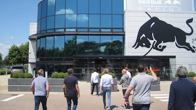 The main headquarters building in Milton Keynes, UK. Photo: Daniel Bardsley for The National