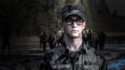 Joseph Gordon-Levitt as Edward Snowden in Snowden. Courtesy Endgame Entertainment
