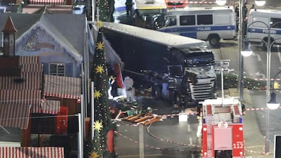The Christmas market where a lorry ploughed into a crowd in Berlin in 2016 in an attack that killed a dozen people. Reuters