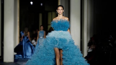 Zuhair Murad’s spring/summer 2019 couture collection. EPA