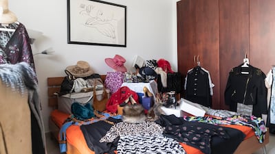The house has a separate room filled with pre-loved clothing that Ms Jeker sells on local Facebook pages to raise money for animal welfare shelters