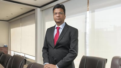 Naveen Sharma completed his training as a chartered accountant in 1990. Antonie Robertson/The National