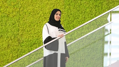 Asma Lootah, founder of the Hundred Wellness Centre, enjoys a sense of personal and professional achievement. Pawan Singh / The National