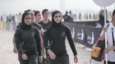 F3 team arrive at day one of Dubai Gov Games.