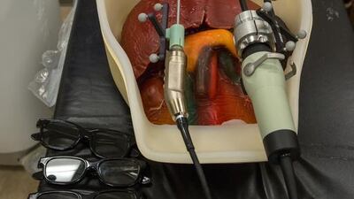 A research laboratory at the Sheikh Zayed Institute for Pediatric Surgical Innovation.