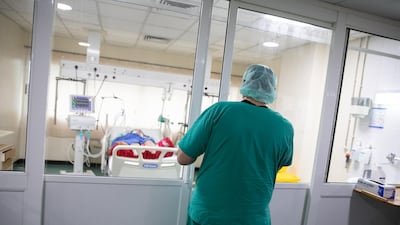 The Intensive Care Unit at the Rafik Hariri University Hospital in southern Beirut, Lebanon. Tom Nicholson for The National