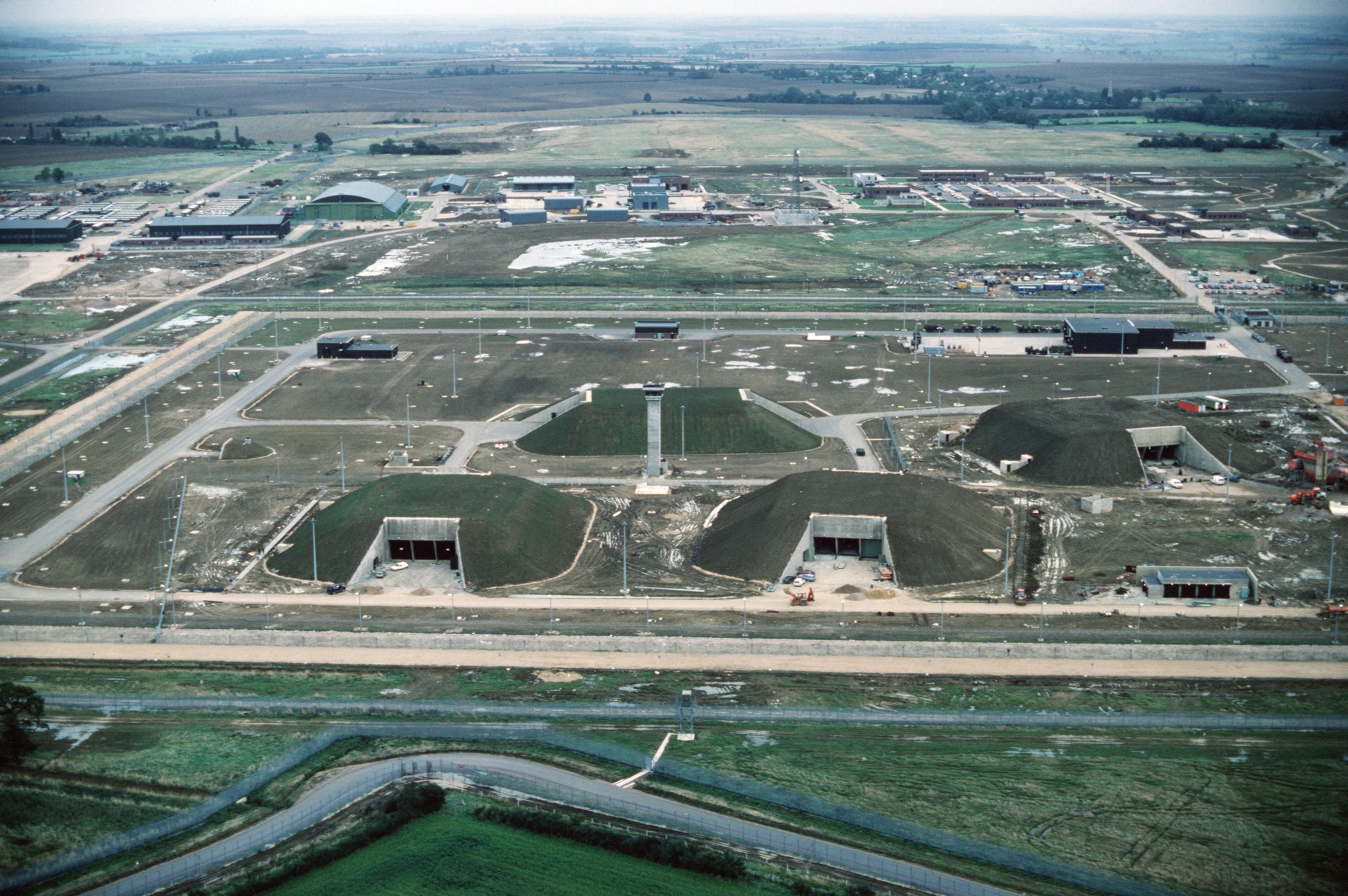Two suspects were arrested near the UK's Molesworth air base, in Cambridgeshire. Photo: Wikimedia Commons