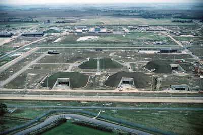 Two suspects were arrested near the UK's Molesworth air base, in Cambridgeshire. Photo: Wikimedia Commons
