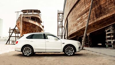 An exterior shot of the car. Courtesy Bentley
