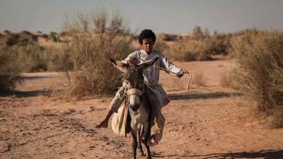 Jacir Eid in 'Theeb', which was shot in three locations across Jordan. Photo by Laith Al-Majali