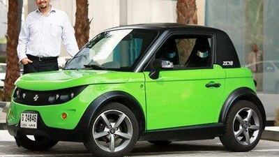 Michael Kraeme, who drives an electric car to work, believes household solar panels will make a big difference.