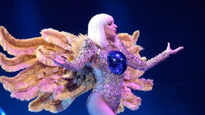 Lady Gaga performs in Pittsburgh. Kevin Mazur / WireImage