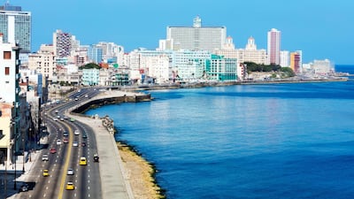Malecon, Havana’s 7-kilometre promenade, doubles as the city’s al fresco lounge. Getty Images