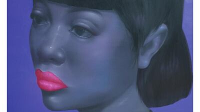 Girl with Purple, 2014, by Attasit Pokpong. Courtesy, Adler Subhashok Gallery, Thailand
