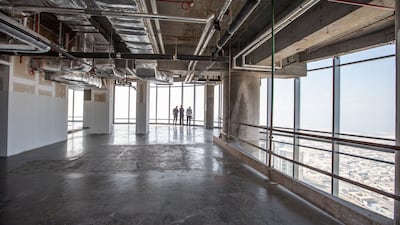 Despite its stunning panoramic views, the property is just a shell and in need of at least Dh20 million of fit-out and furnishing.