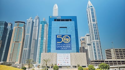 The Landmark Group offices in Dubai Marina. Photo: Landmark Group