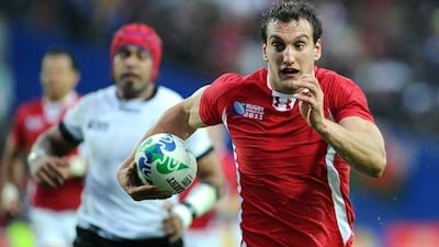 Left, the 23-year-old flanker, Sam Warburton, is the captain of a Welsh side where eight of the match-day squad are 23 or under.
