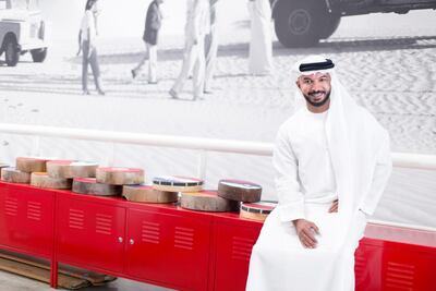 Mohammed Saeed Hareb, the creator and producer of Freej, at his studio. Reem Mohammed/ The National