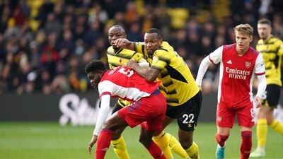 Samir - 5: Struggled with pace and movement of Arsenal’s attacks – as did Watford’s defence as a whole. PA