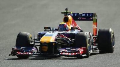 Mark Webber of Australia takes the Red Bull Racing RB9 out for a demonstration run during the Top Gear Festival at Sydney Motorsport Park on March 9 in Sydney, Australia. The new nose has had the distinct bump from last year's car removed, mostly for aesthetic reasons.