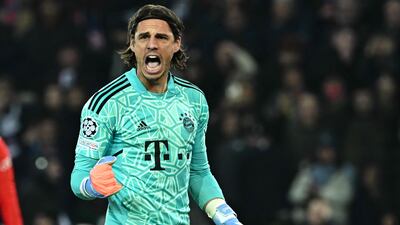 BAYERN MUNICH RATINGS: Yann Sommer - 7, Didn’t always look authoritative but made a big save to deny Mbappe. AFP