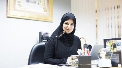 Heba Al Mansoori, who runs a PR agency and writes Arabic travel guides. Lee Hoagland / The National