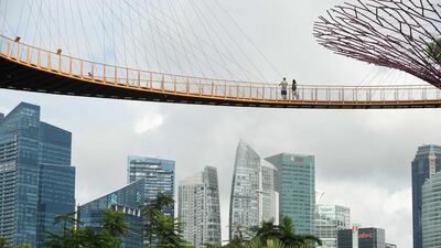 The Singapore skyline. Asia as a whole has made much progress, but is its future as rosy as we think? AFP