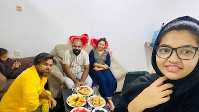 The Thekkilparambil and Kalangadan families were together the night before the fire on Friday and shared an iftar meal as they did many times in the past. Photo: Mansour Thekkilparambil