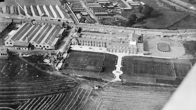 Historic England, a UK government body, has launched the Aerial Photograph Explorer tool, which makes more than 400,000 aerial photographs available to view online for the first time. It includes the first photograph taken by Aerofilms, the UK’s first commercial aerial photography company, on July 26, 1919, two months after the company was founded. It shows its original home at the London Aerodrome, Hendon. All photos: Historic England