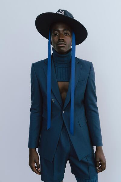 Thebe Magugu's spring / summer 2021 collection. Courtesy Thebe Magugu