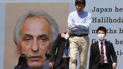 The writing was on the wall for Vahid Halilhodzic after a series of disappointing results, including a loss to Ukraine and a snatched draw with Mali. Koji Sasahara / AP Photo