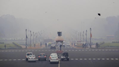 India ranks 174 out of 178 countries in global air quality rankings with the capital, Delhi, recording particularly high pollution levels. On Wednesday smog and fog enveloped Rajpath, further highlighting the problem. AP Photo / Tsering Topgyal