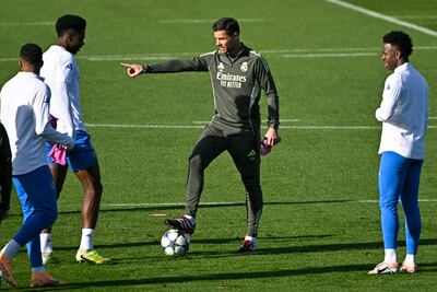 Real Madrid coach Xabi Alonso has struggled to implement his ideas with his players. AFP