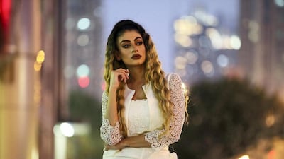 Merhan Keller, a model, says she was abused online by footballer Amr Warda. Pawan Singh / The National